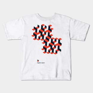 Modernist Negative Space Kids T-Shirt